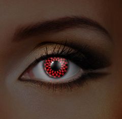 i-Glow red and Black Checkers Eye Accessories (Pair)