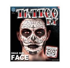 Tinsley Sugar Man Face Tattoo